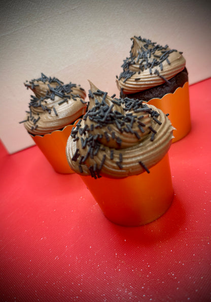 Chocolate Sourdough Cupcake with Chocolate Cream Cheese Frosting (6 count)